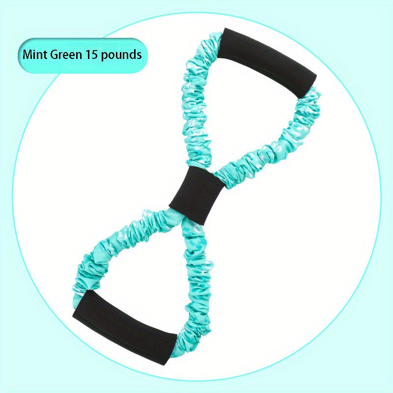 8 Figure Elastic Loop Resistance Band for Fitness Training