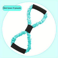 8 Figure Elastic Loop Resistance Band for Fitness Training