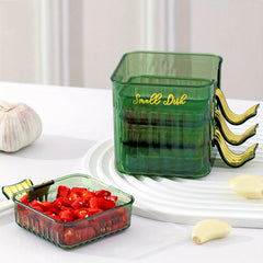 Set Household Hot Pot Vinegar Dipping Dish Spice Containers