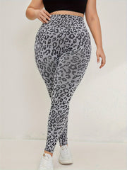 Leopard Print High Rise Leggings