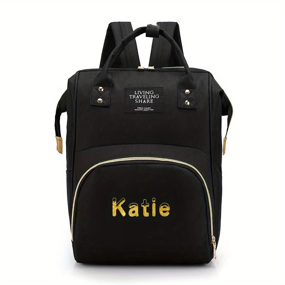 Mommy Backpack Oxford Cloth Diaper Bag Large Capacity Bottle Nursing Pouch