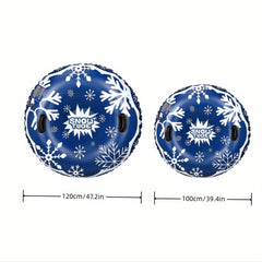Outdoor Inflatable Snow Tube PVC Skiing Cushion Winter Circle