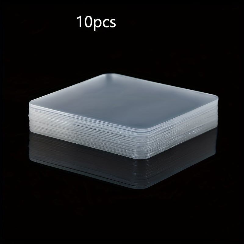 Square Transparent Acrylic Adhesive Double-sided Viscose Non-punching PVC Tape