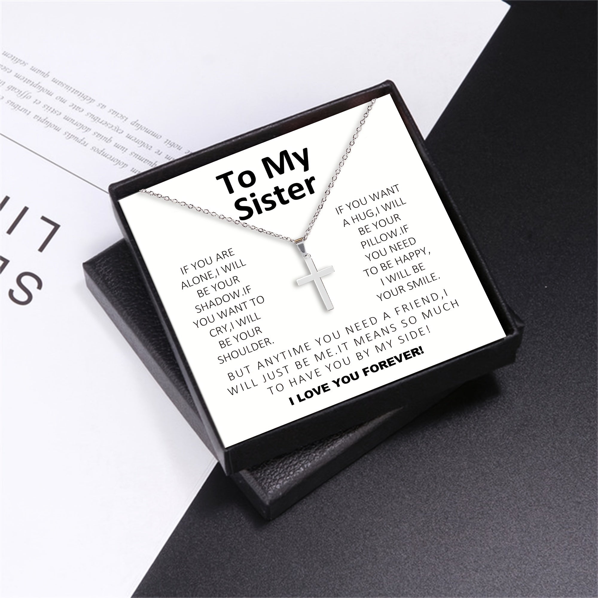 Y2K Cross Pendant Necklace for Kids
