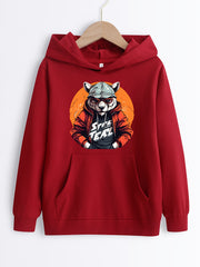 Dino & Wings Boys Hoodie Long Sleeve Sweatshirt for Fall Spring