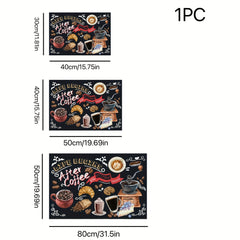 Absorbent Dish Drying Pad Kitchen Countertop Drain Mat Soft Diatom Mud