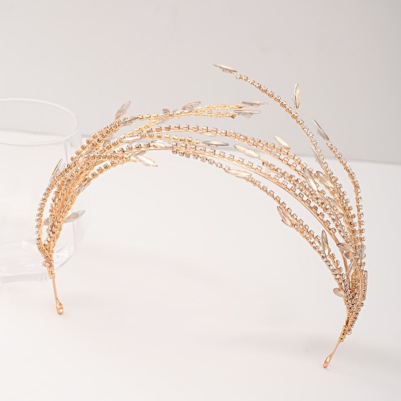 Bridal Tiara Bride Tiara Crystal Bridal Crown Wedding Headdress