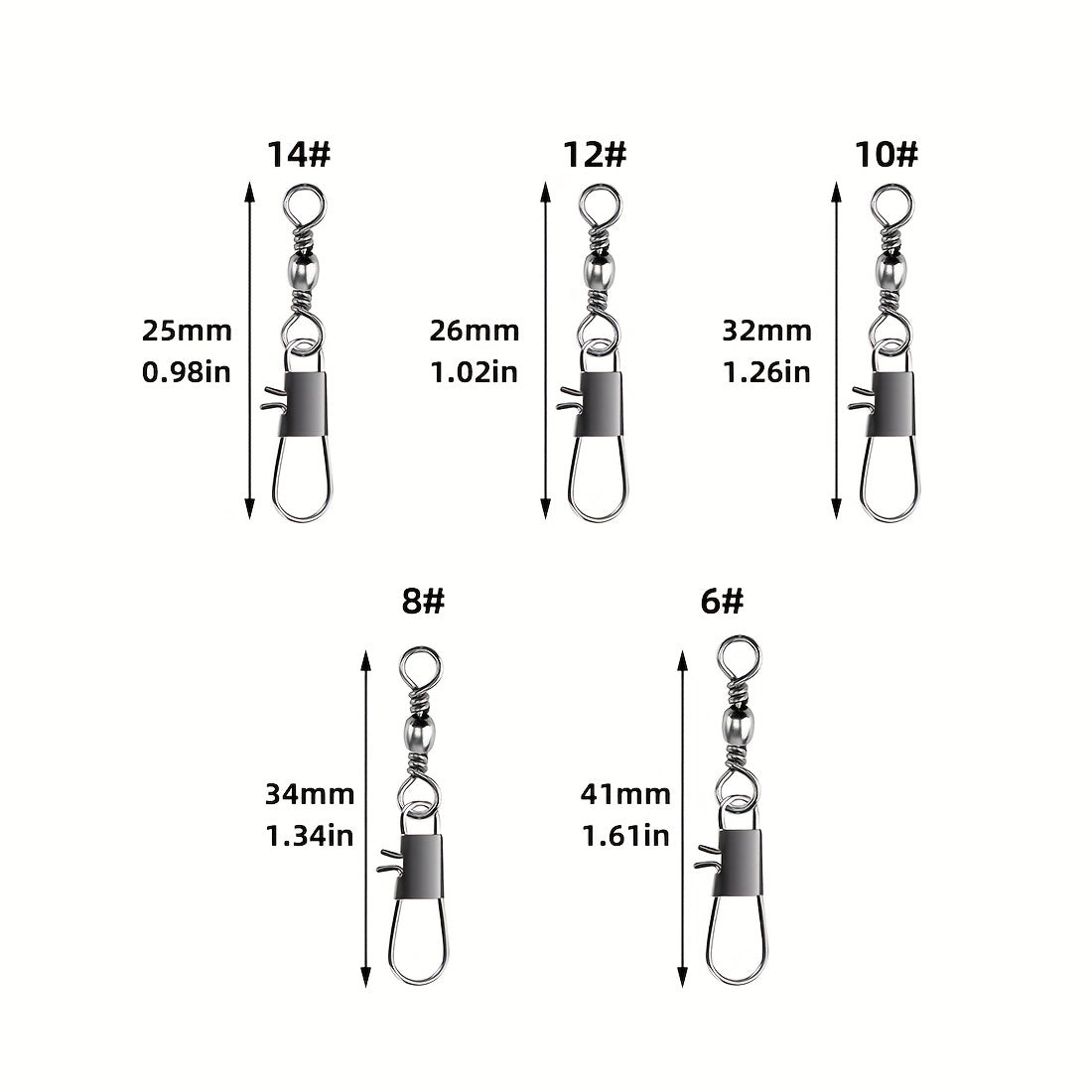 8 Shaped Ring Connectors for Fishing Gears & Metal Hooks