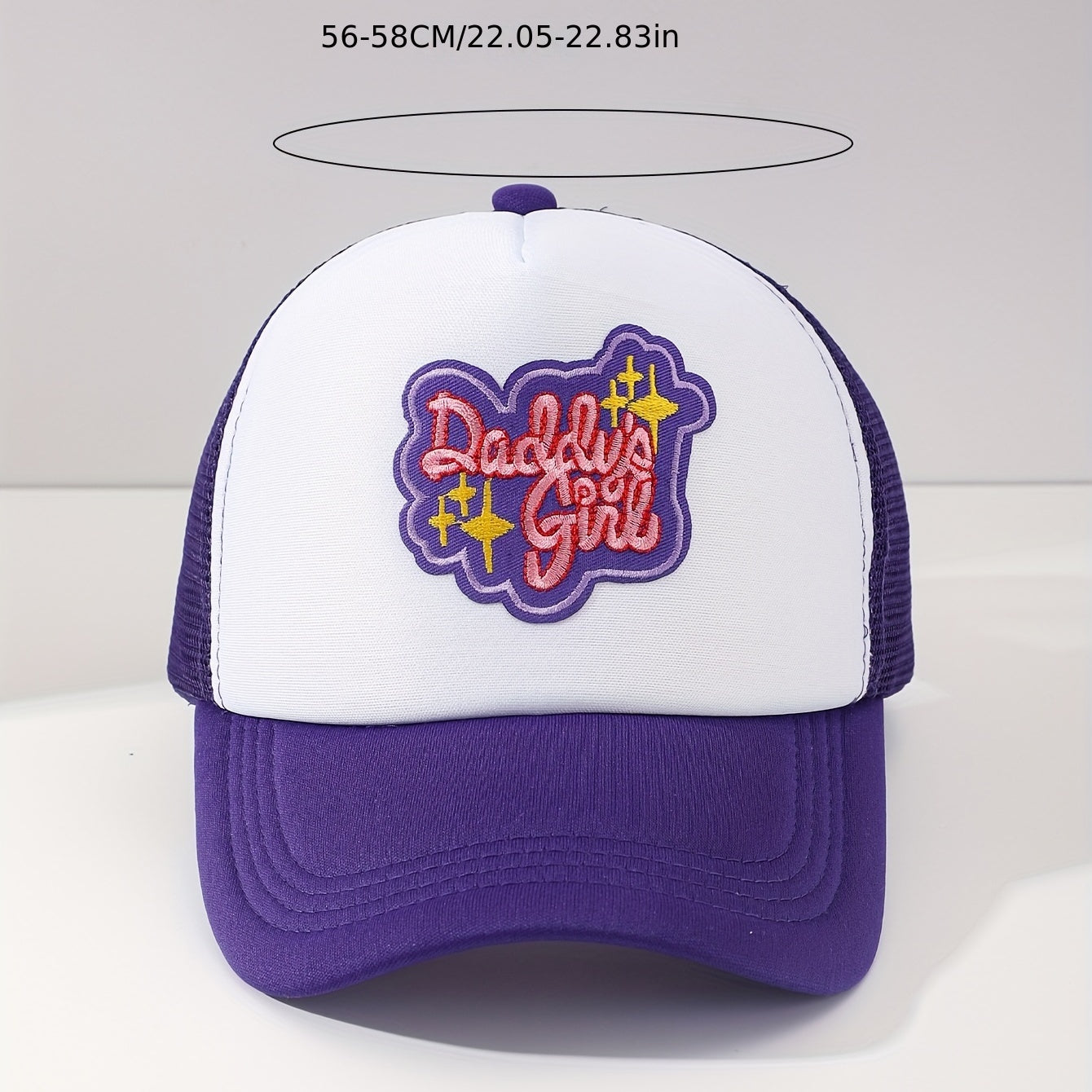 Men's Breathable Baseball Cap with Letter Print