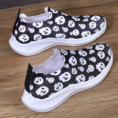 Halloween Ghost Print Non Slip Running Shoes
