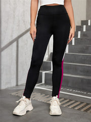 Breathable Mesh Sports Leggings with Phone Pocket for Women