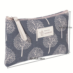 Zipper Cosmetic Pouch Travel Makeup Organizer