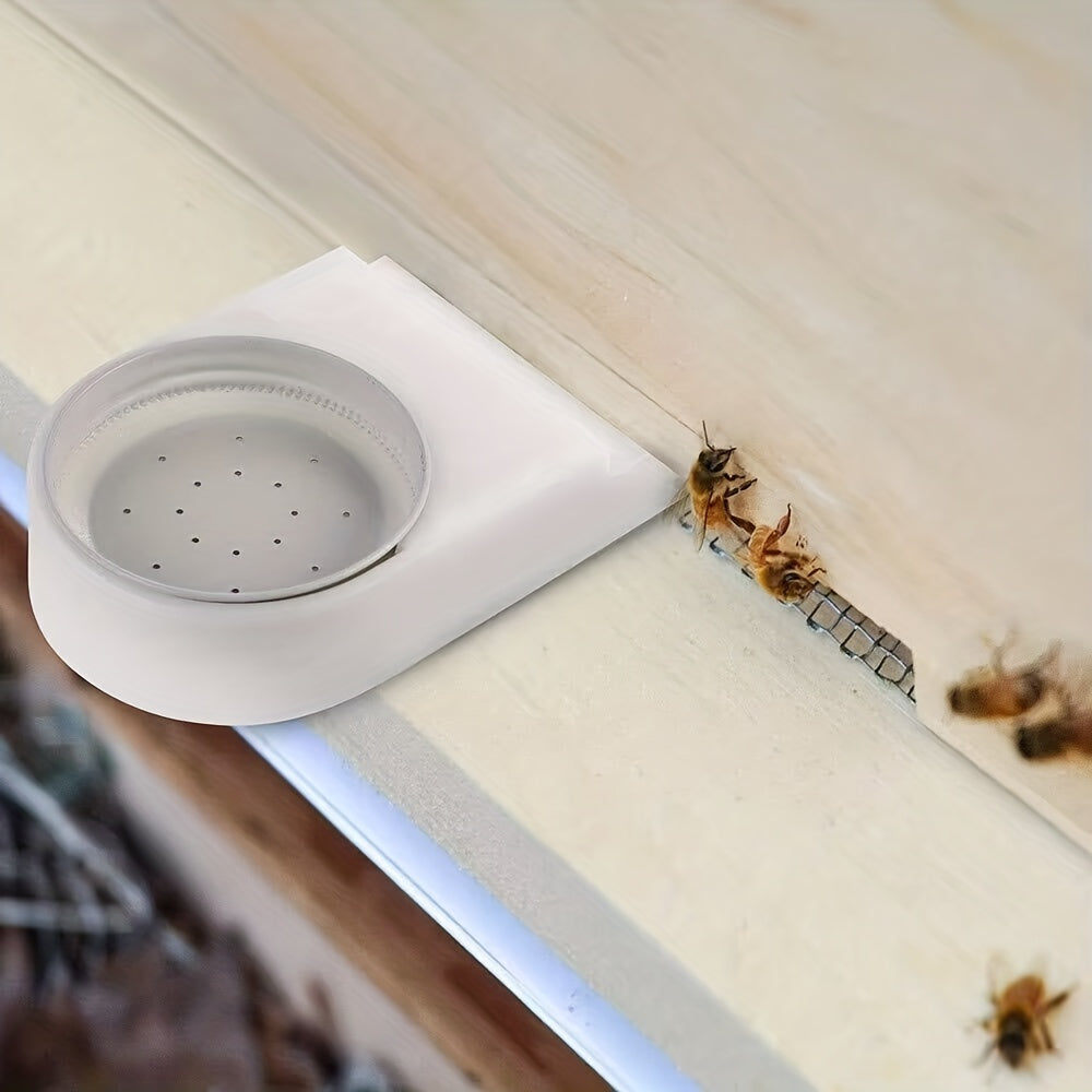 Plastic Bee Feeder Entrance Feeder with Lids Beehive Feeder