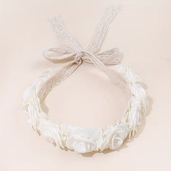 Floral Lacy Baby Headbands Hairbands Elastics Hair Accessories For Baby Girls