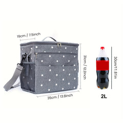 Stroller Hanging Storage Bag Star Printing Storage Backpack