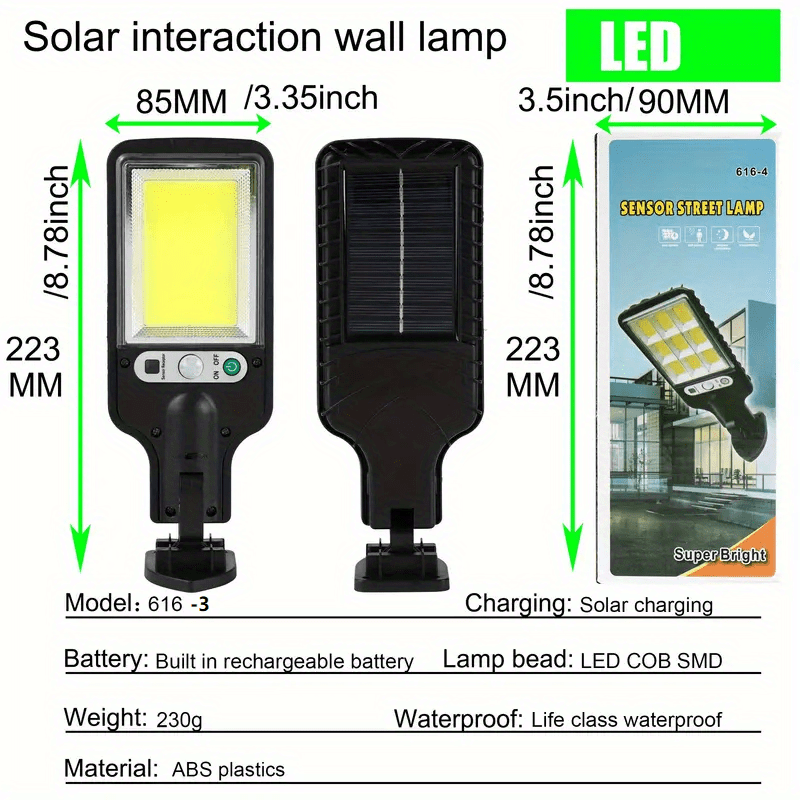 LED Solar Street Lights Waterproof Dusk to Dawn