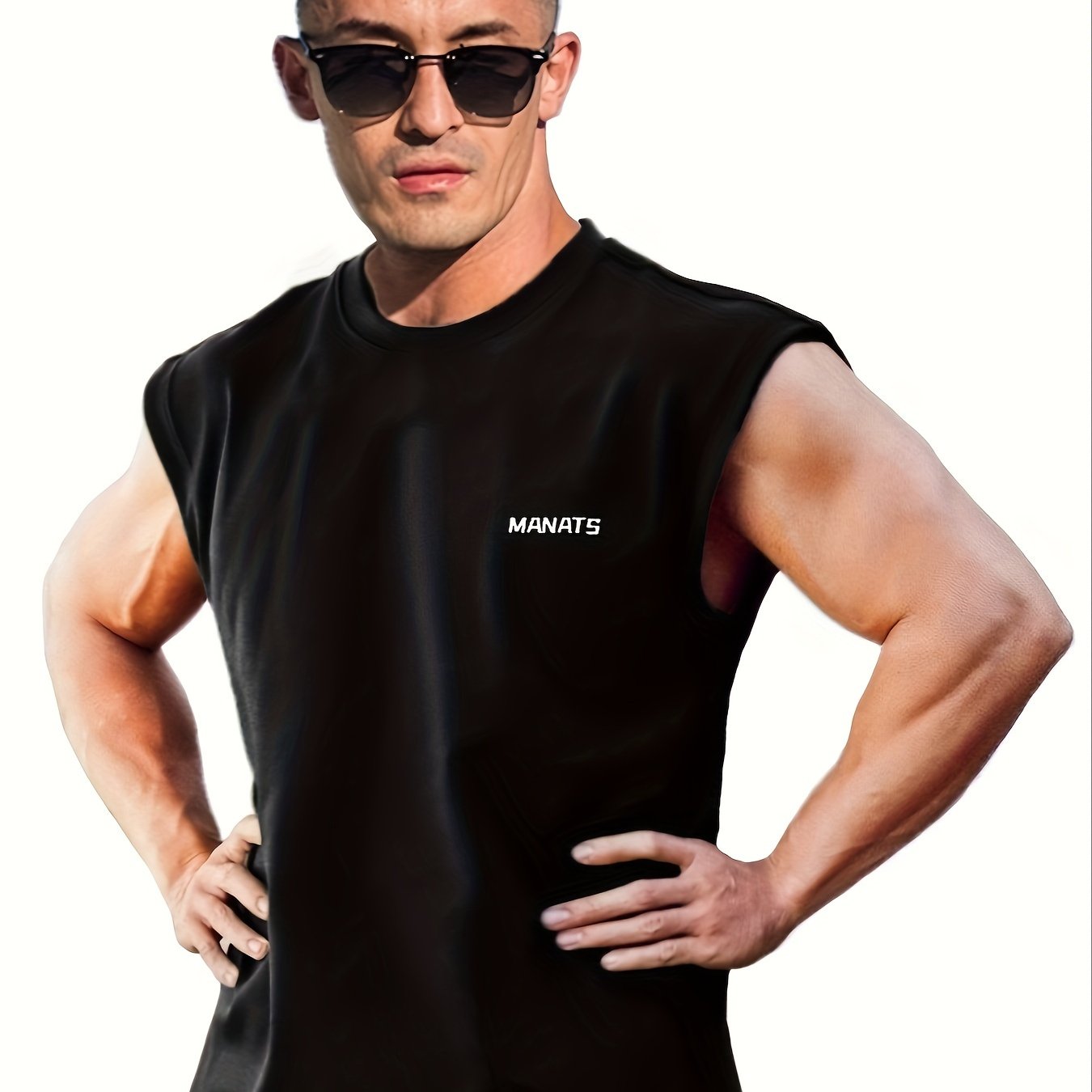 Men's Stretch Sleeveless Tank Top for Summer Gym Workout