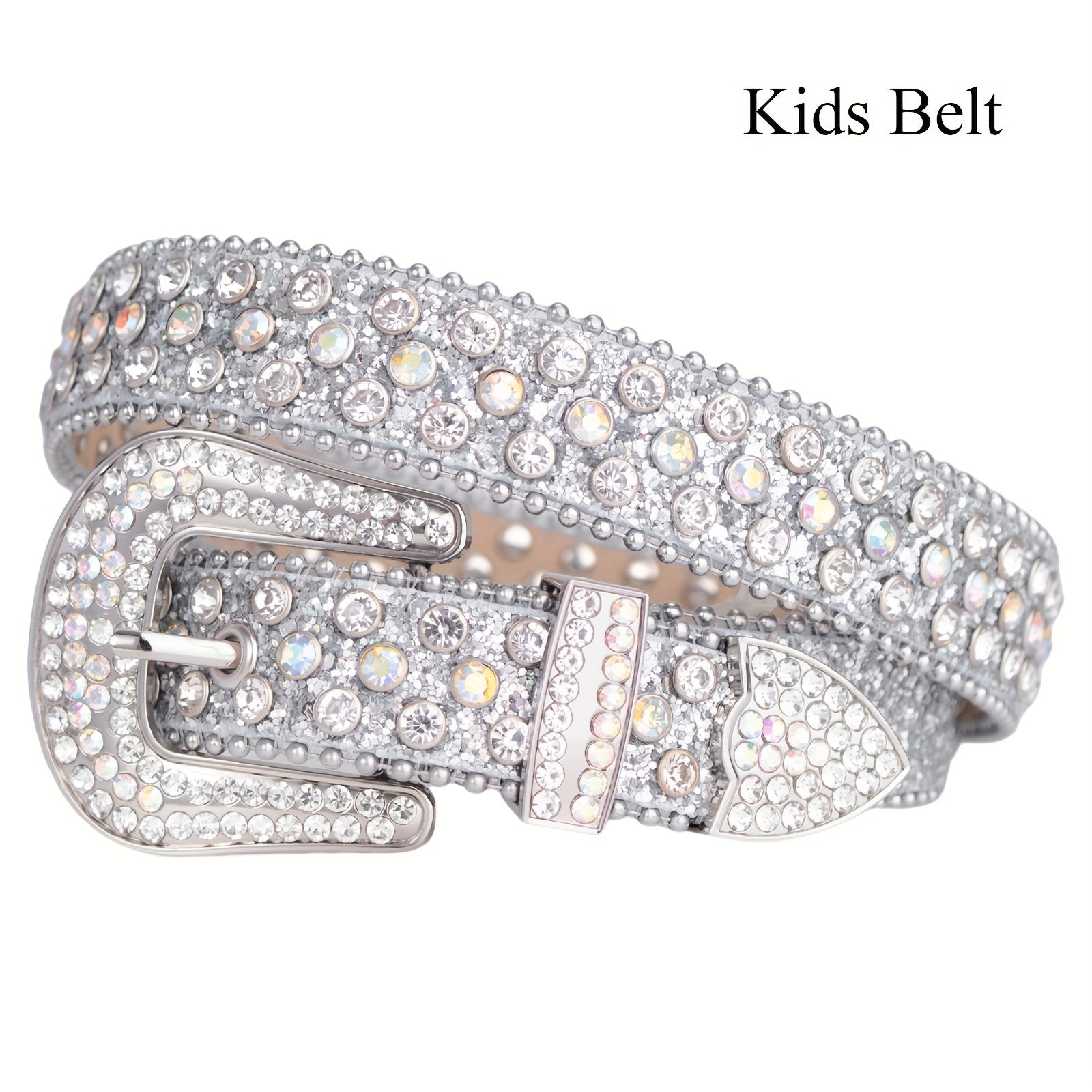 Kids Rhinestones Belt for Pants Jeans