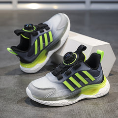 Boys' Basketball Shoes Rotating Buckle Non Slip Sneakers