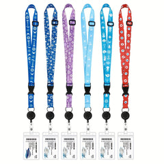 Nautical Series Printed Polyester Phone Key Lanyard