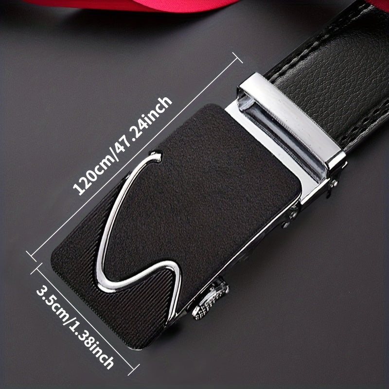 Men's Automatic Buckle Belt for Business