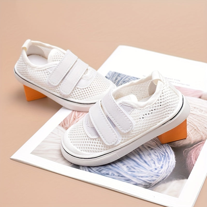 Baby Girls Mesh Sneakers Lightweight Non Slip Walking Shoes