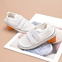Baby Girls Mesh Sneakers Lightweight Non Slip Walking Shoes