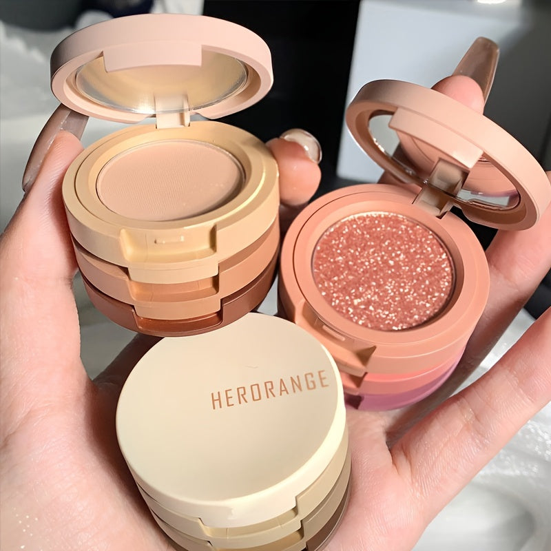 Glitter Sequins Eyeshadow Palette in Earth Tones