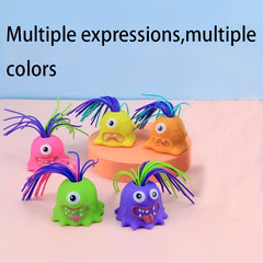 1pc Scream Little Monster Decompression Venting Strange Small Toy Halloween Gift