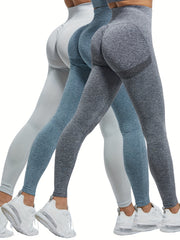 3pcs High Waist Seamless Yoga Leggings Women's Activewear