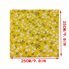 8pcs Cotton Twill Fabric Set for Bed Sheet Duvet Cover Decor