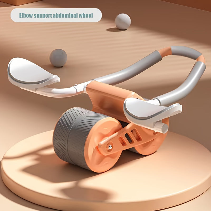 Automatic Rebound Abdominal Roller with Elbow Support