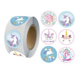 500pcs 1in Small Round Stickers, Cartoon Design for Gifts, Books, Water Bottles