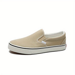 Men's Slip On Canvas Shoes Casual Outdoor Walking Shoes