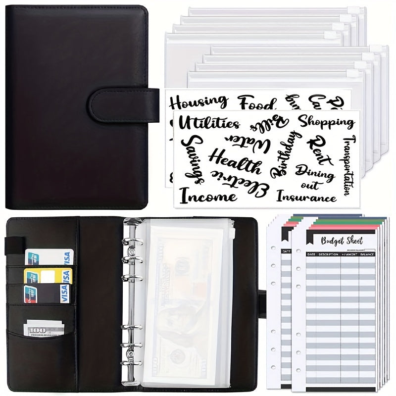 Budget Binder Zipper Envelopes Cash Envelopes For Budgeting A6 Planner