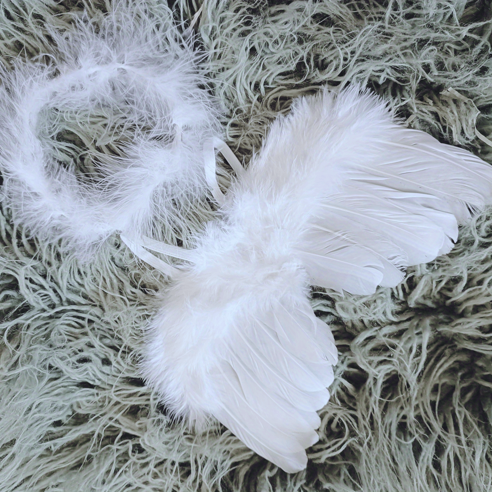 Angel Wings Baby Photography 2pcs Set Props