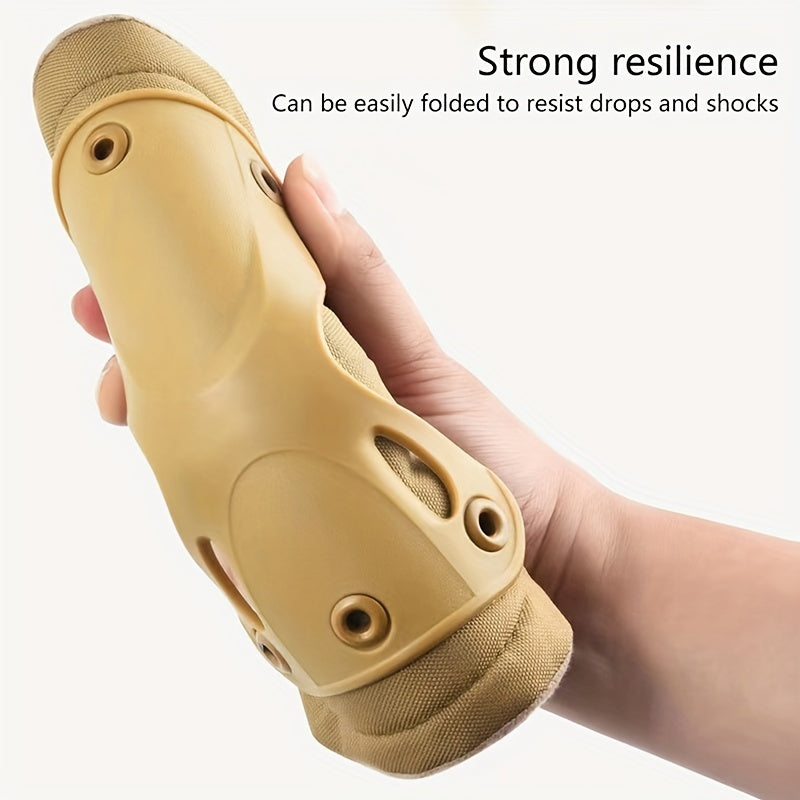 4pcs Outdoor Combat Protective Gear Elbow Knee Pads Set