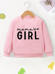 Toddler Girls MAMA'S GIRL Sweatshirt Baby Kids Clothes