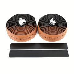 2pcs Non Slip Bike Handlebar Tape for Shock Absorption & Breathability