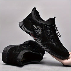 Men's No Tie Loafer Shoes Lightweight Slip On Shoes