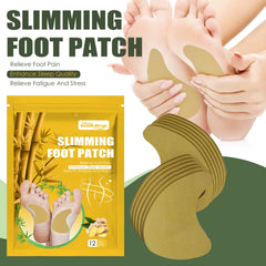 12pcs Wildly Ginger Heating Foot Pad Stickers Repelling Cold Expelling Humidity