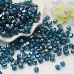 4mm Rhombus Crystal Loose Beads for DIY Jewelry Necklace Bracelet