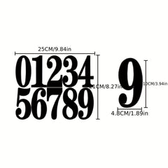 4 Sheets Large Waterproof Number Stickers Numbers Labels