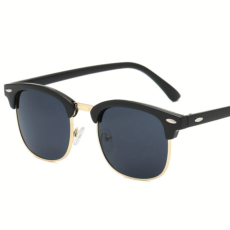 Men's Retro Sunglasses UV400 Protection for Driving & Cycling