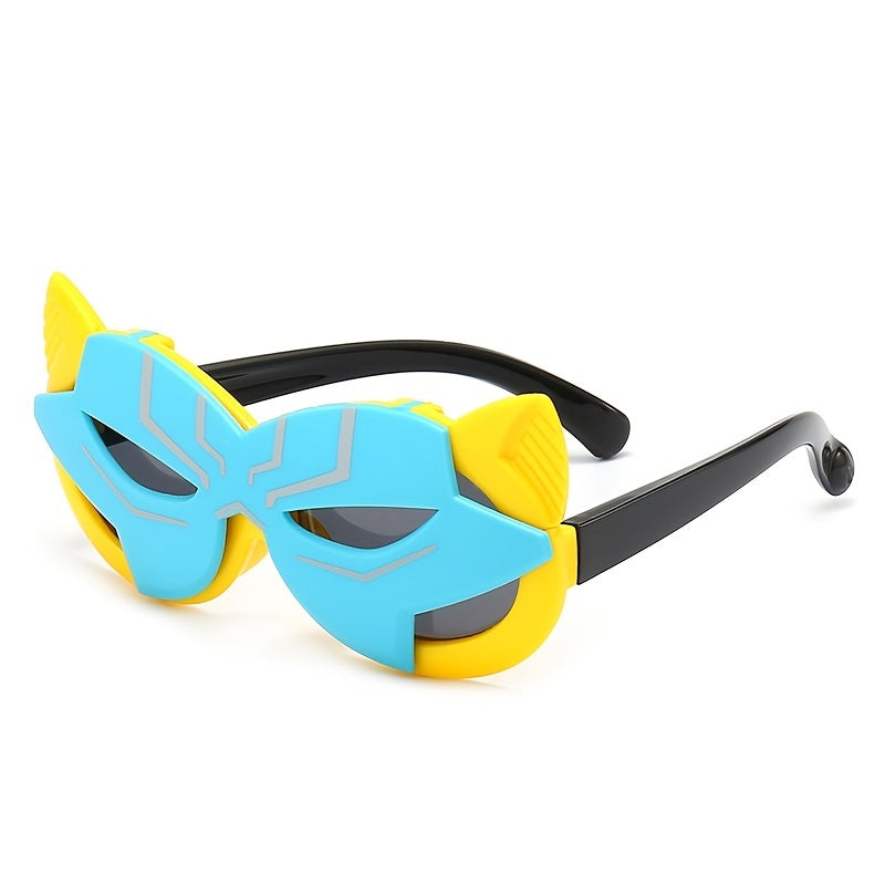Cartoon Flip Polarized Sunglasses UV Protection Soft Silicone Party Accessory