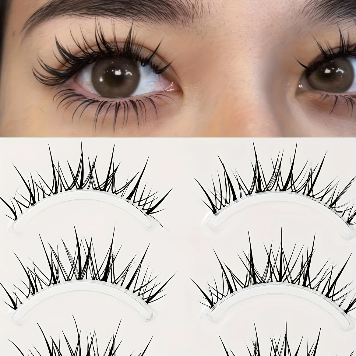 Fluffy Little Devil Style False Eyelashes 5 Pairs
