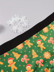 3 Pack Plus Size Christmas Panties Set Women's Plus Size