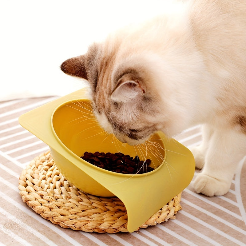Raised Pet Inclined Food Bowl Non slip Cat And Dog Dishes Bowl