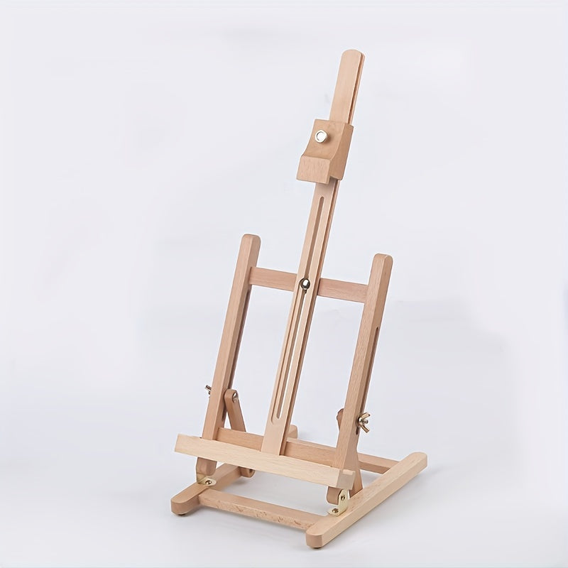 Beech Wood Small Easel Sketch Frame Desktop Display Frame