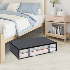 Large Storage Bag w/ Handles & Visible Window Under Bed Reusable Box